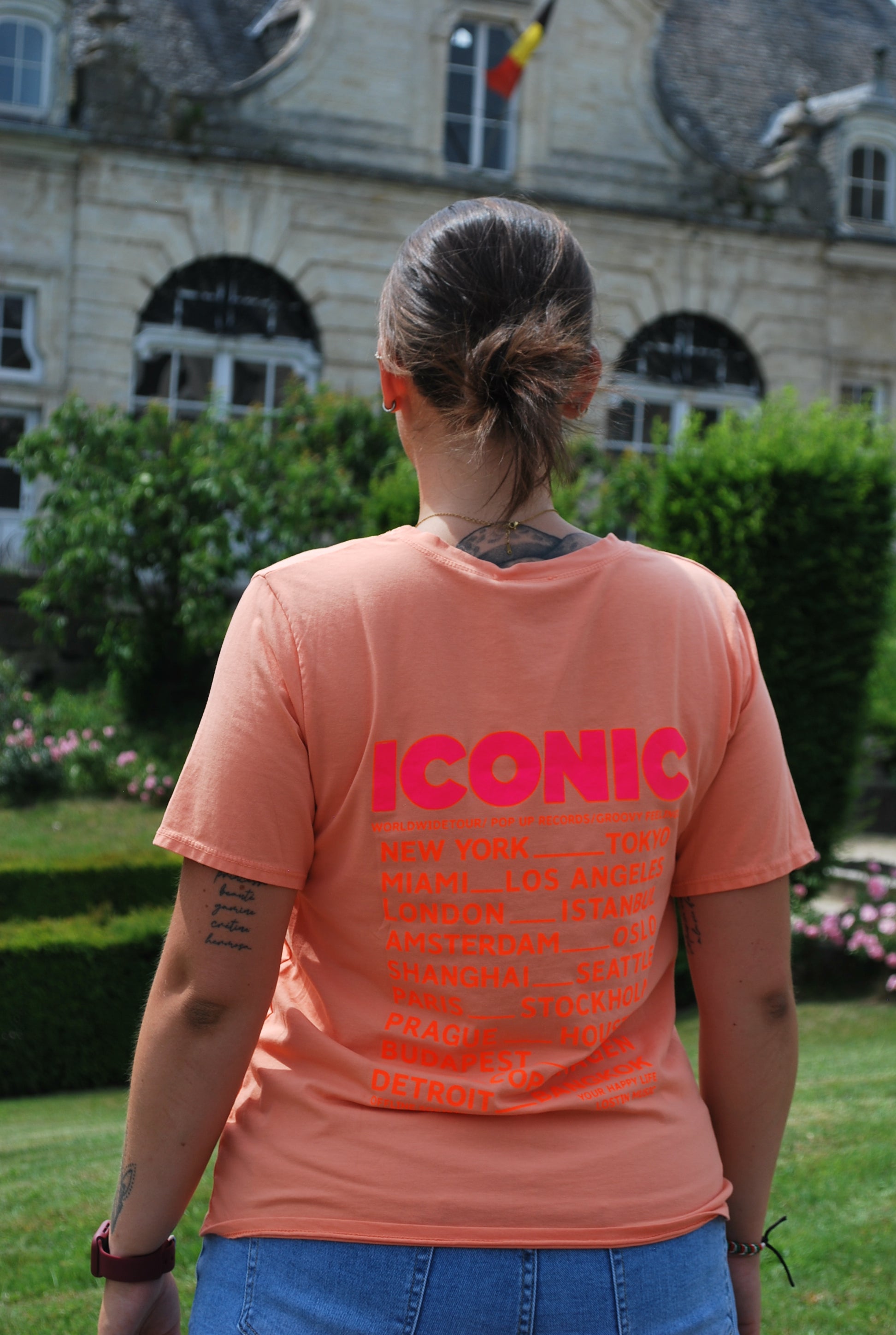 T-shirt - Iconic - Saumon