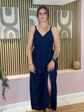 Robe Longue - Heloise - Bleu Marine