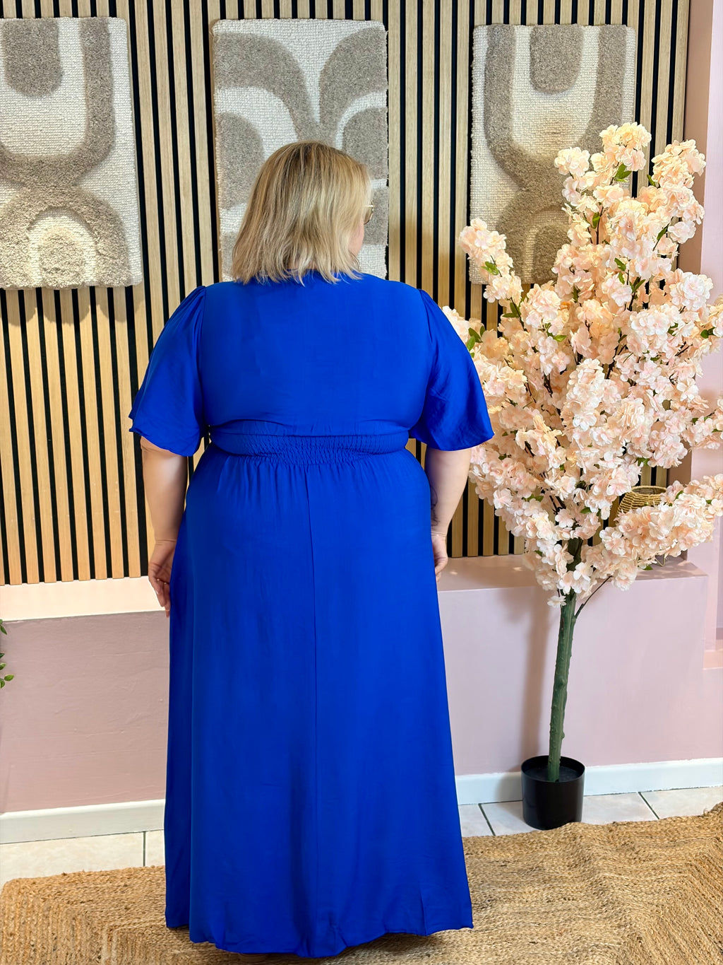 Robe Longue - Sarah - Bleu électrique