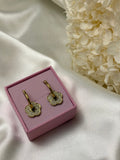 Boucle d'oreille - Rose - Doré