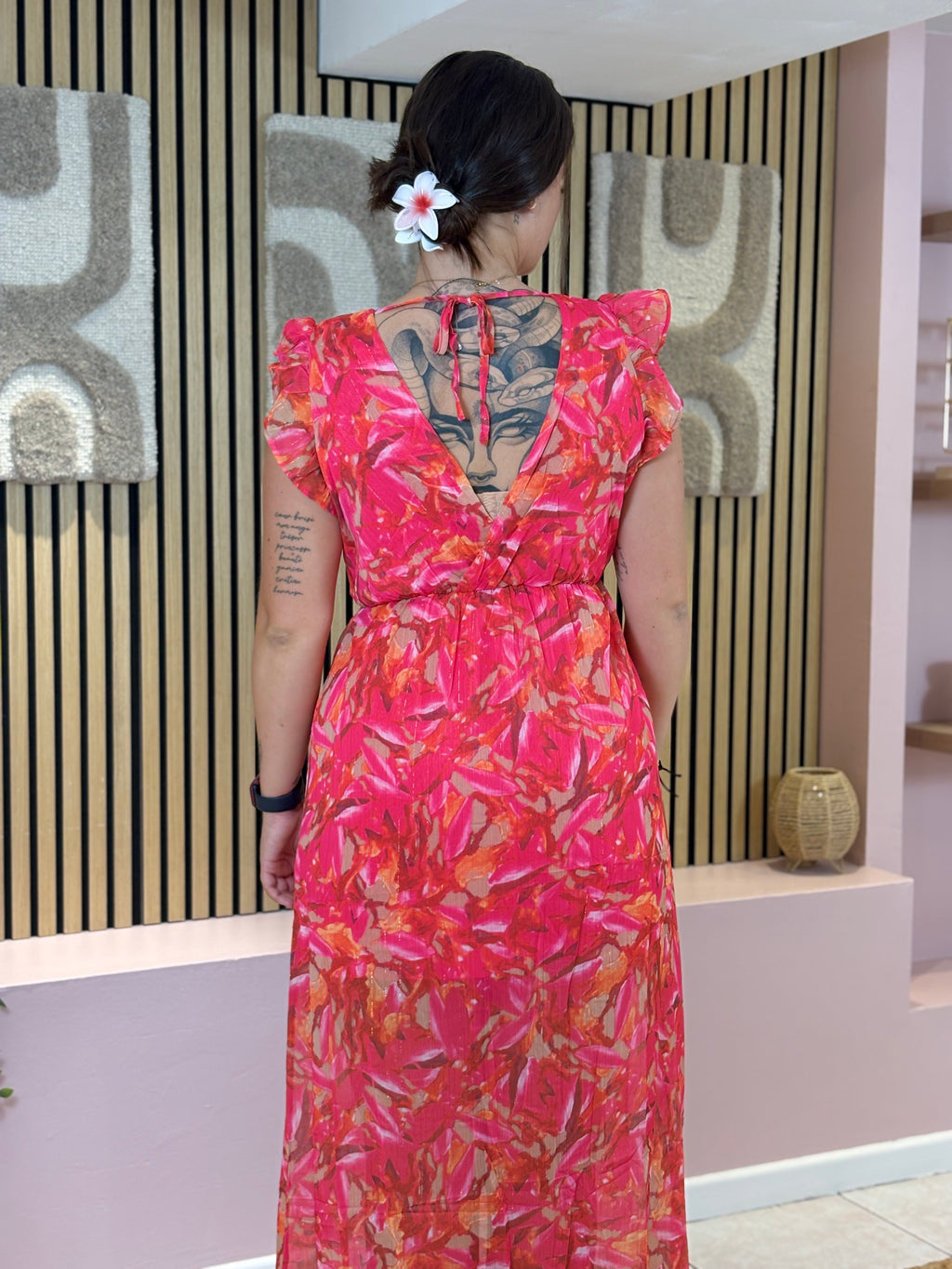 Robe Longue - Maia - Fuchsia