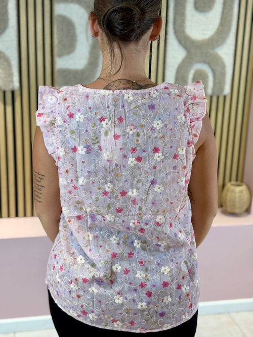 Blouse - Louison - Fuchsia