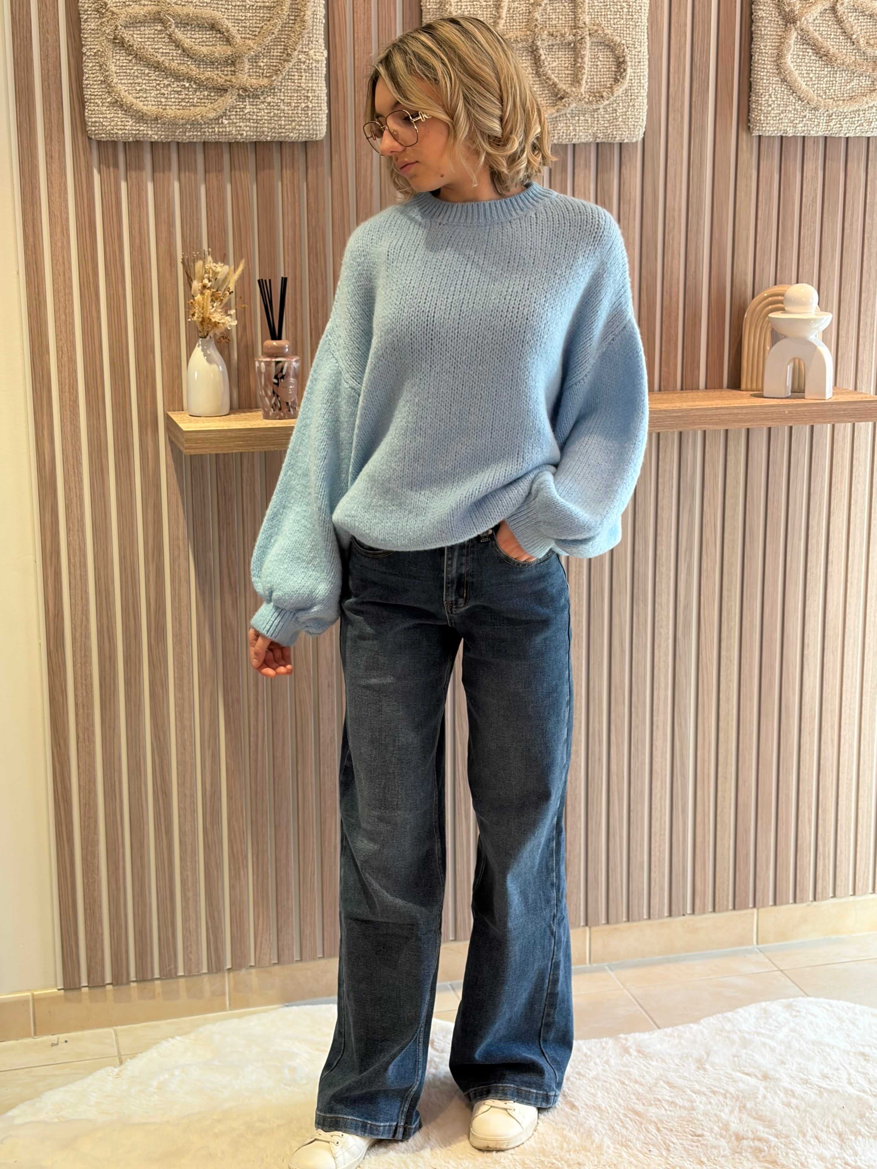 Pull - Anouck - Bleu