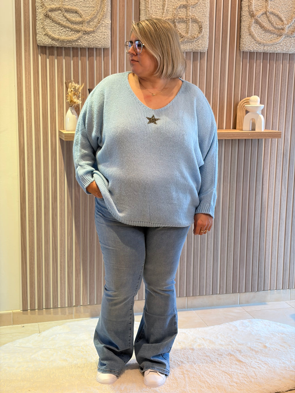 Pull - Holly - Bleu Ciel