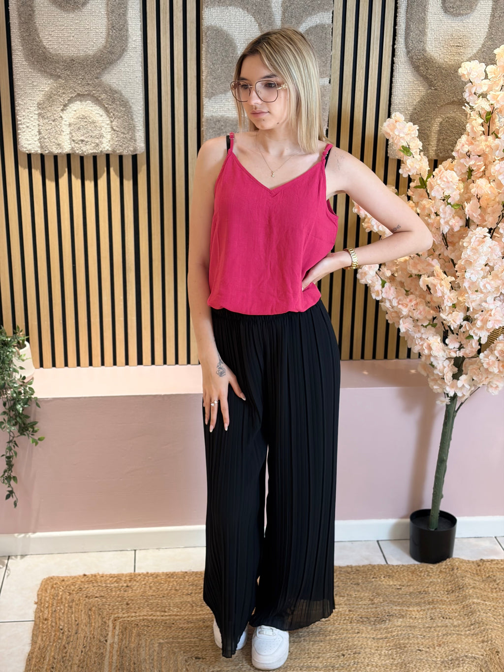 Top - Juliette - Fuchsia