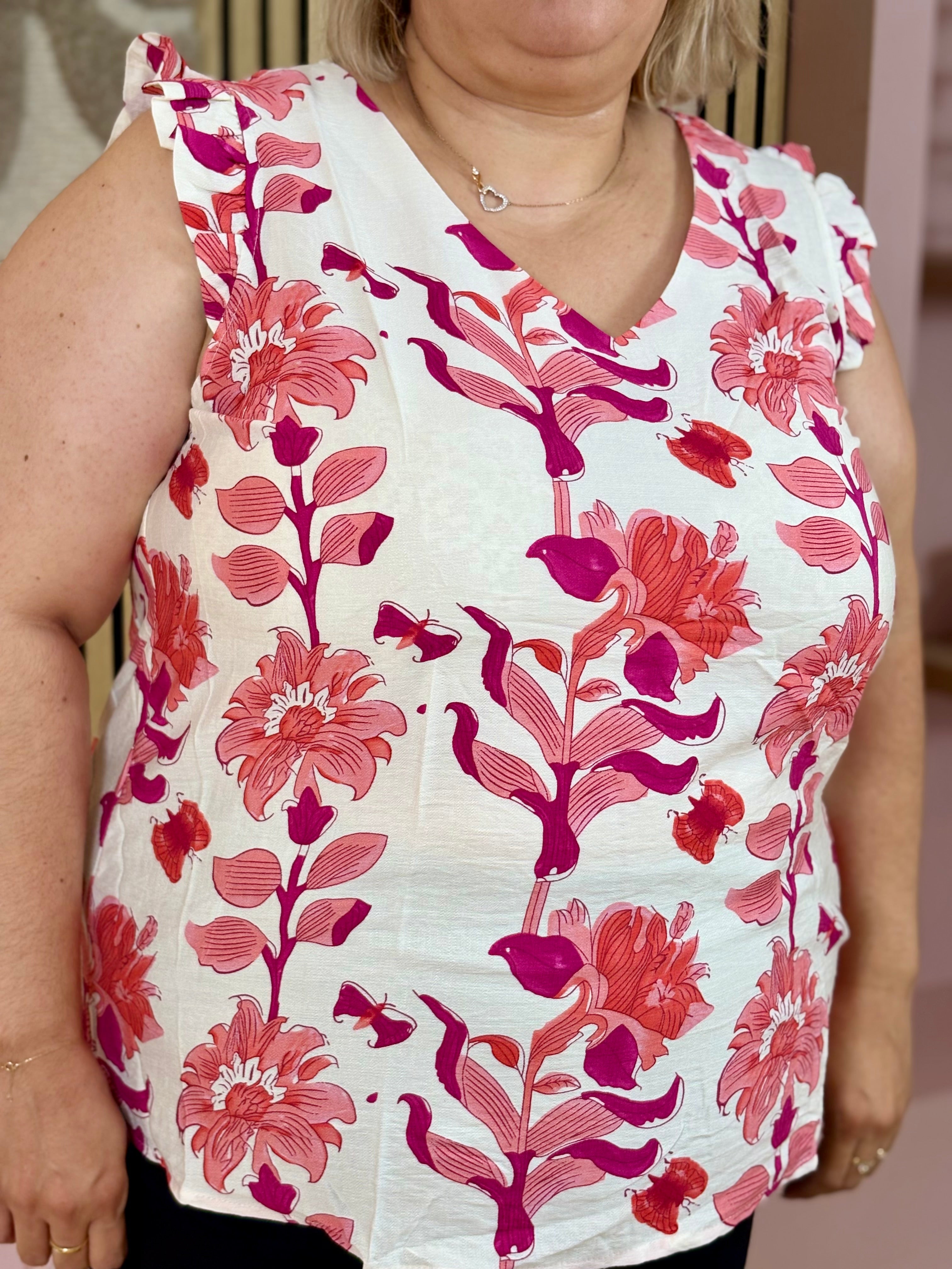 Blouse - Noelia - Fuchsia