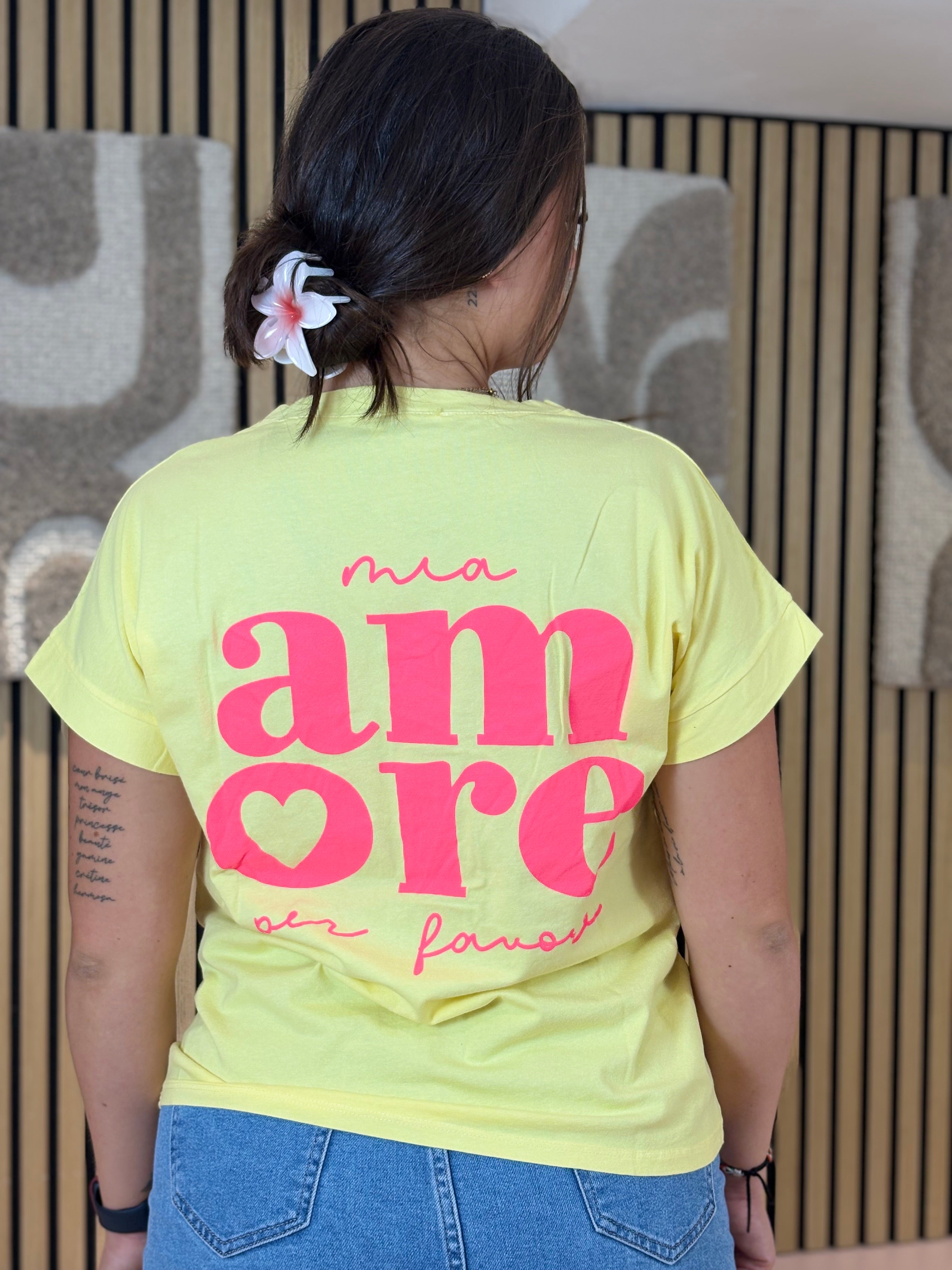 T-shirt - Constance - Jaune