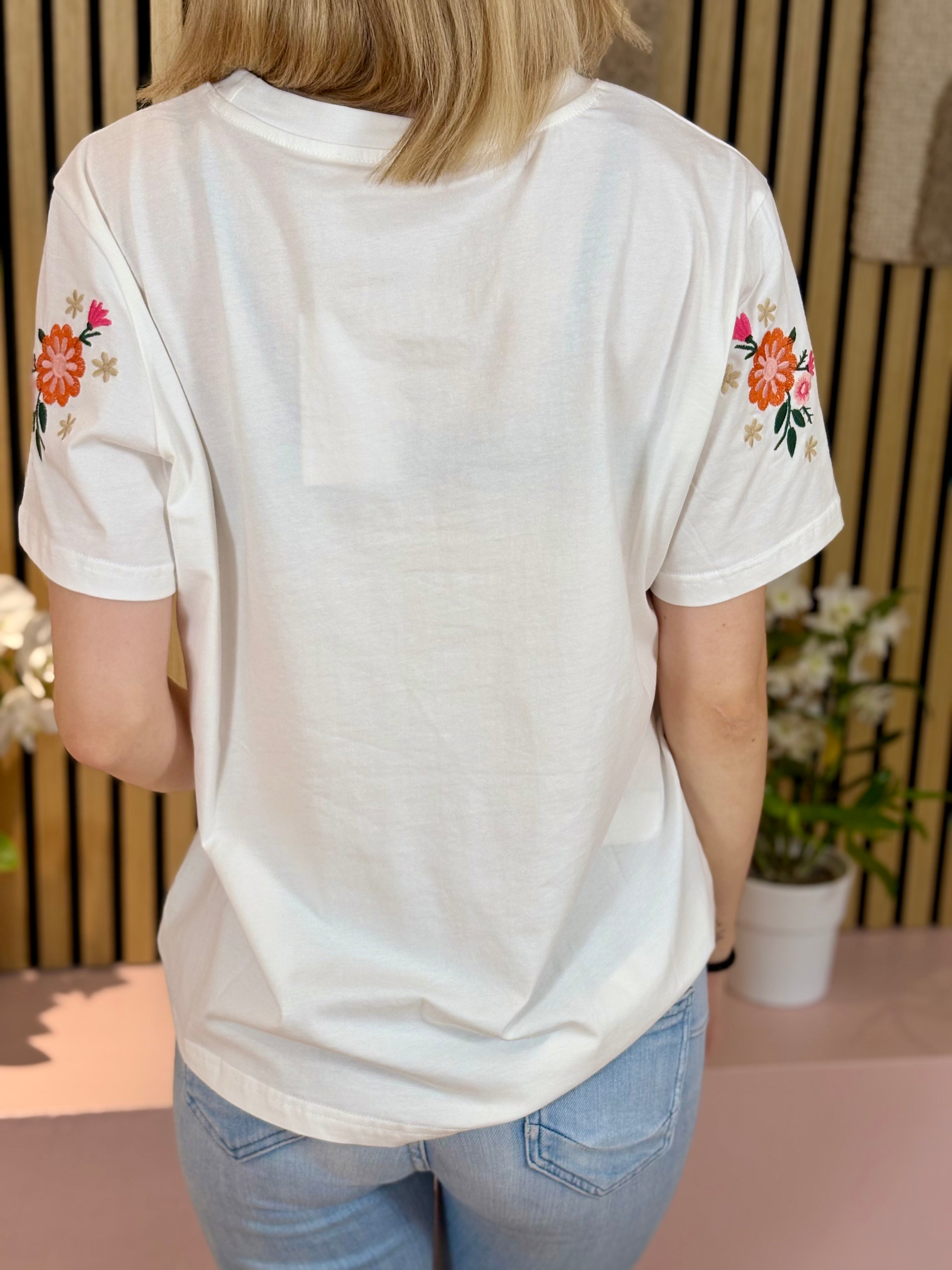 T-shirt - Olivia - Blanc
