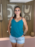 Top - Aurore - Bleu Canard