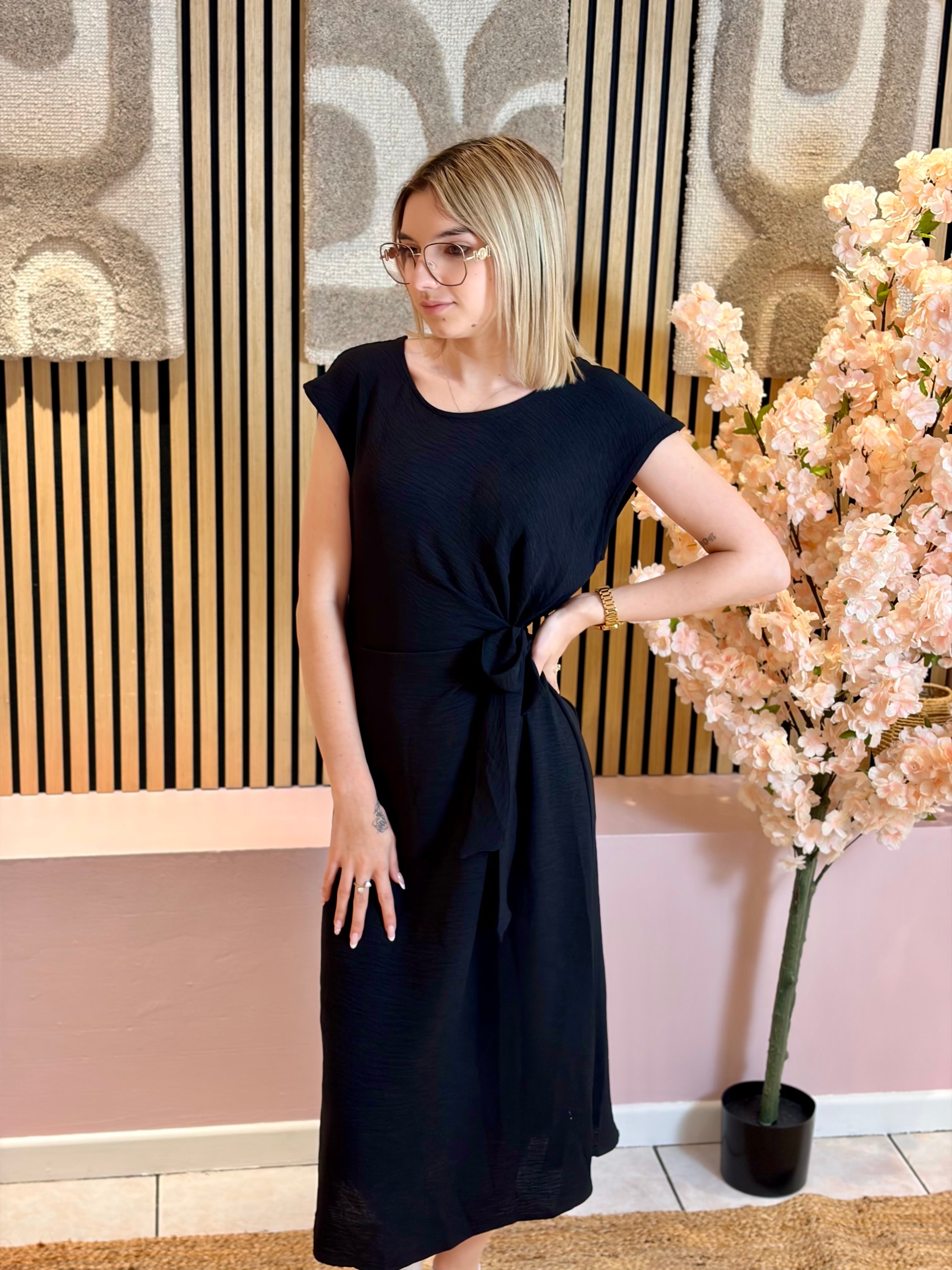 Robe Longue - Lia - Noir