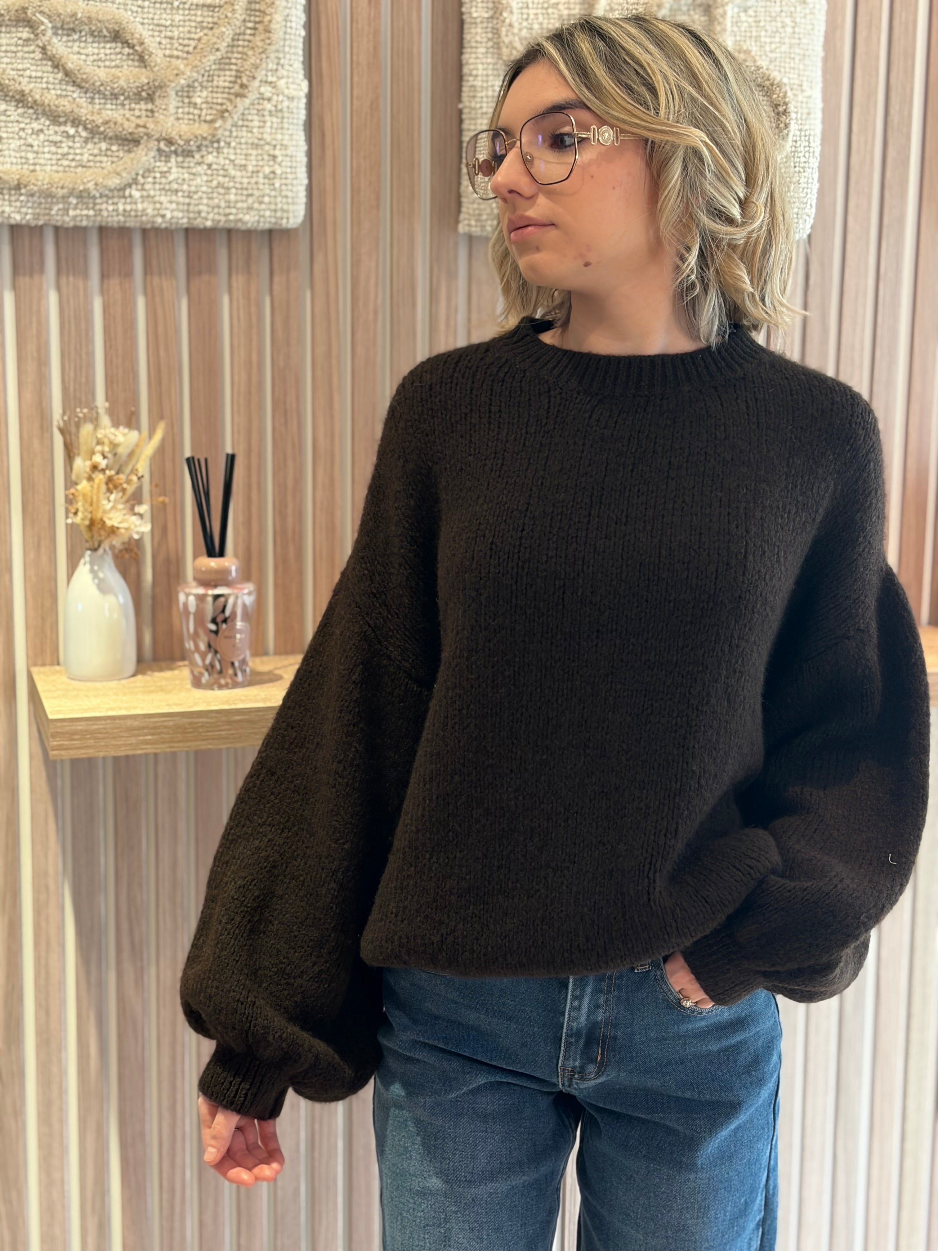 Pull - Anouck - Chocolat