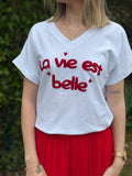T-shirt - Belle - Rouge