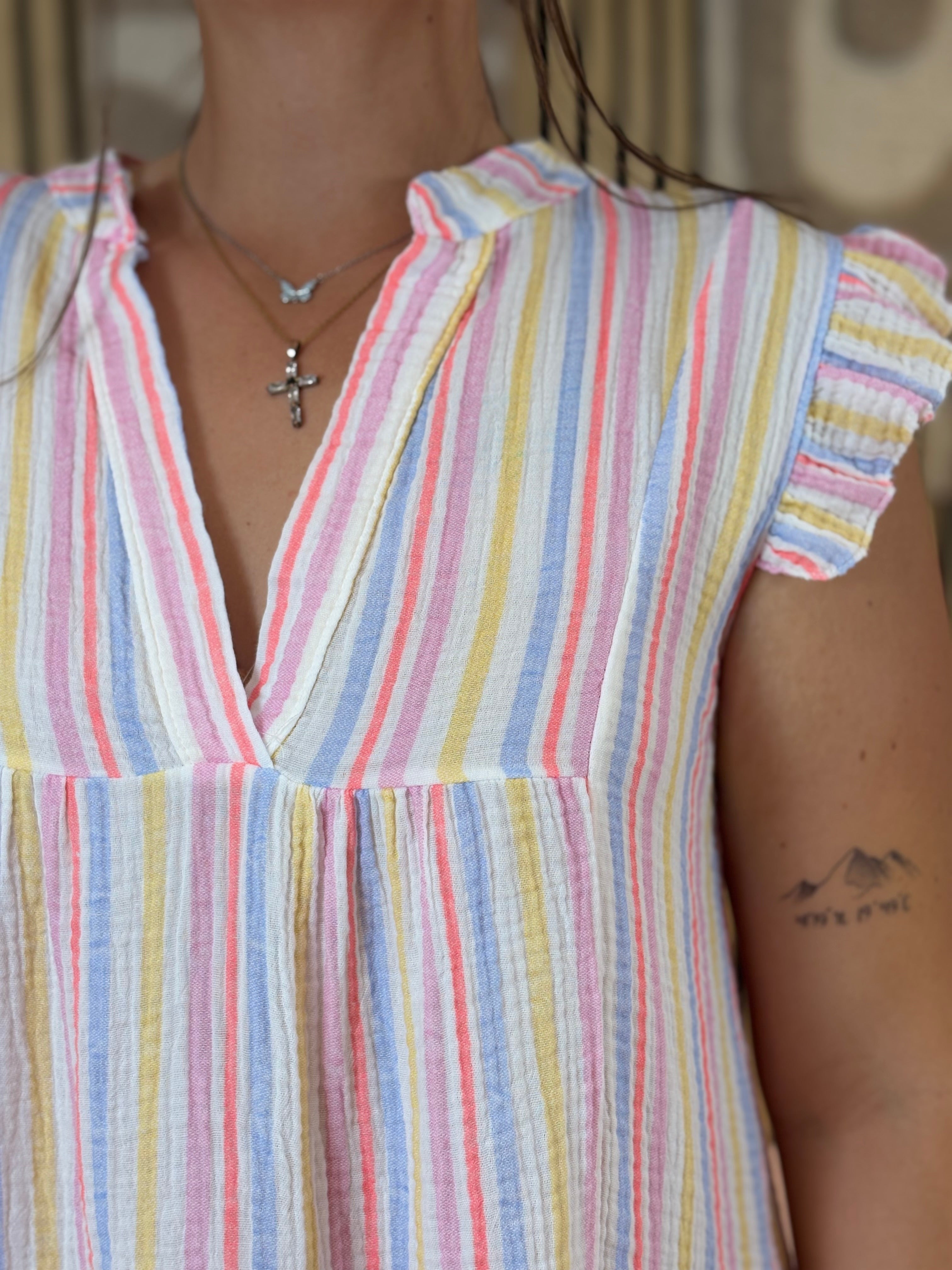 Robe Courte - Estelle - Fuchsia