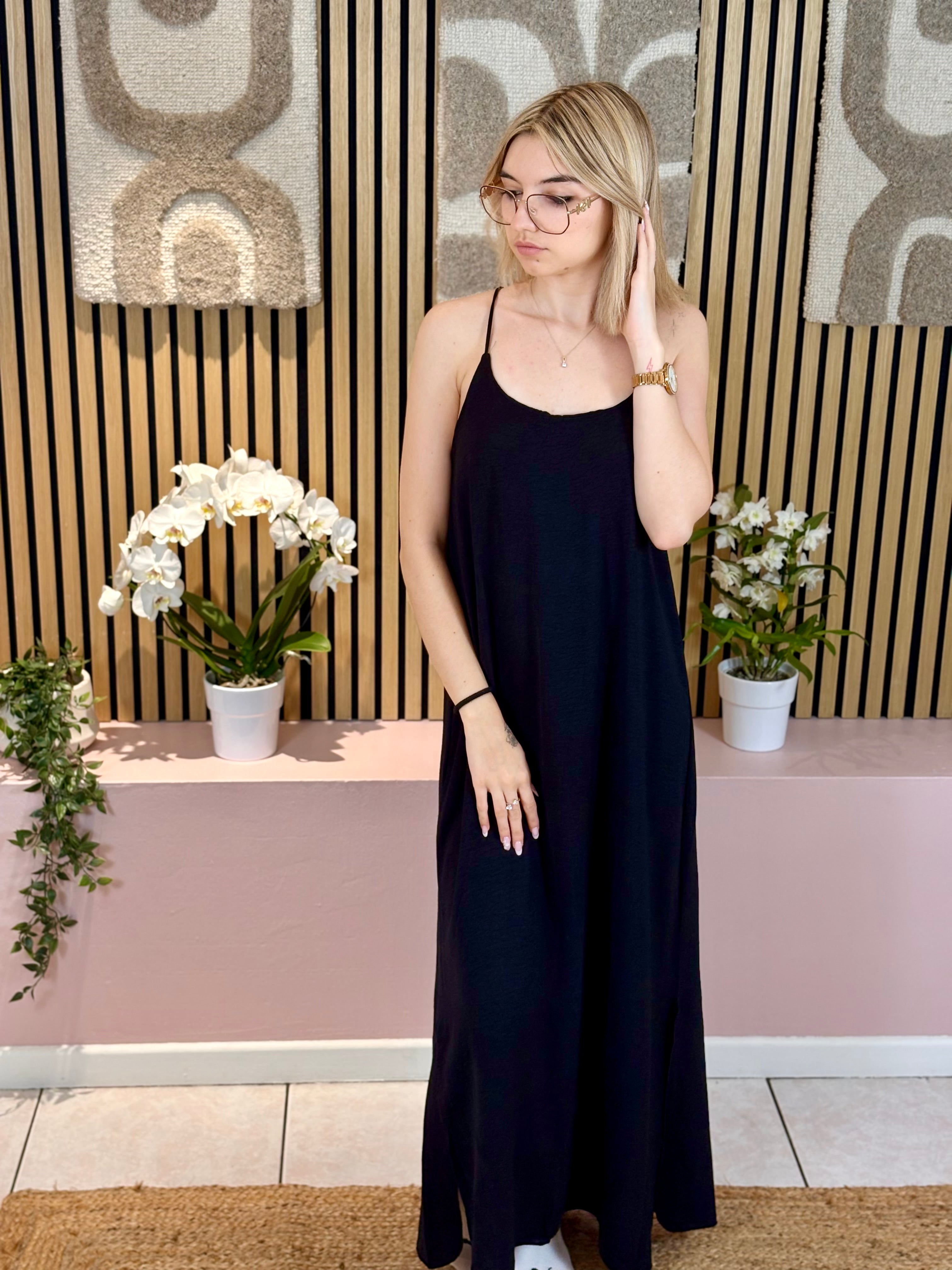 Robe Longue - Lana - Noir