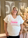 T-shirt - Maureen - Rose