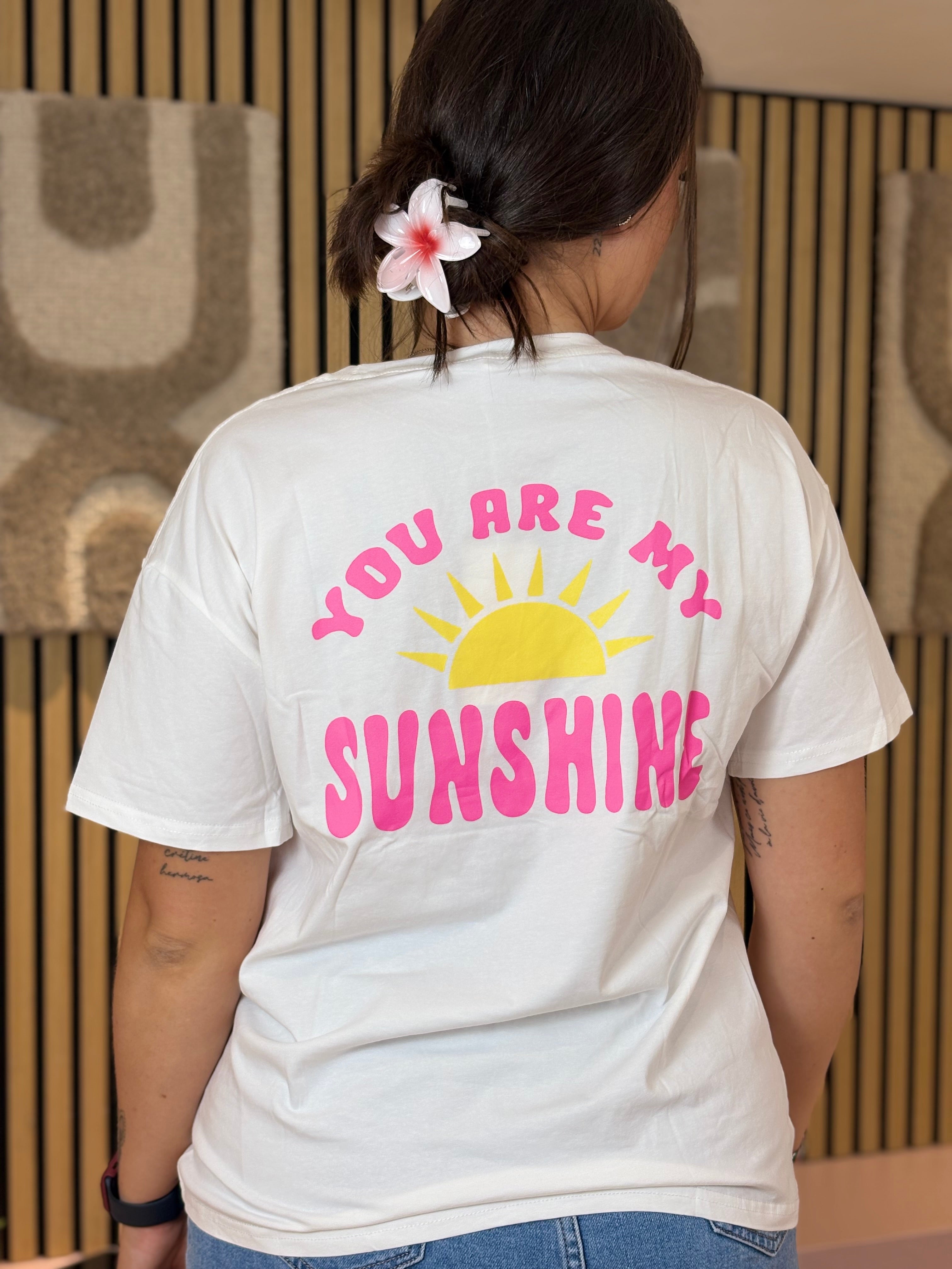 T-shirt - Sunshine - Blanc