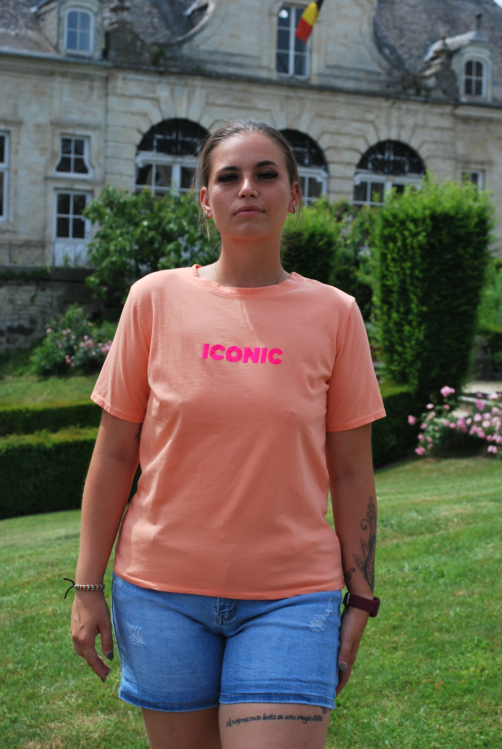 T-shirt - Iconic - Saumon