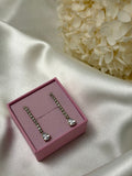 Boucle d'oreille - Rose - Doré