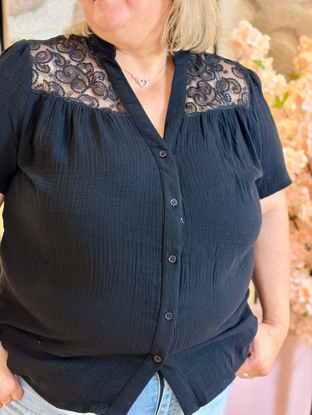 Blouse - Tina - Noir