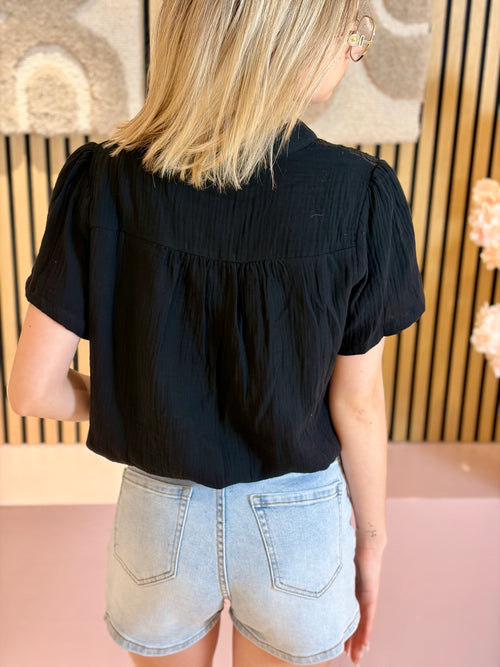Blouse - Tina - Noir