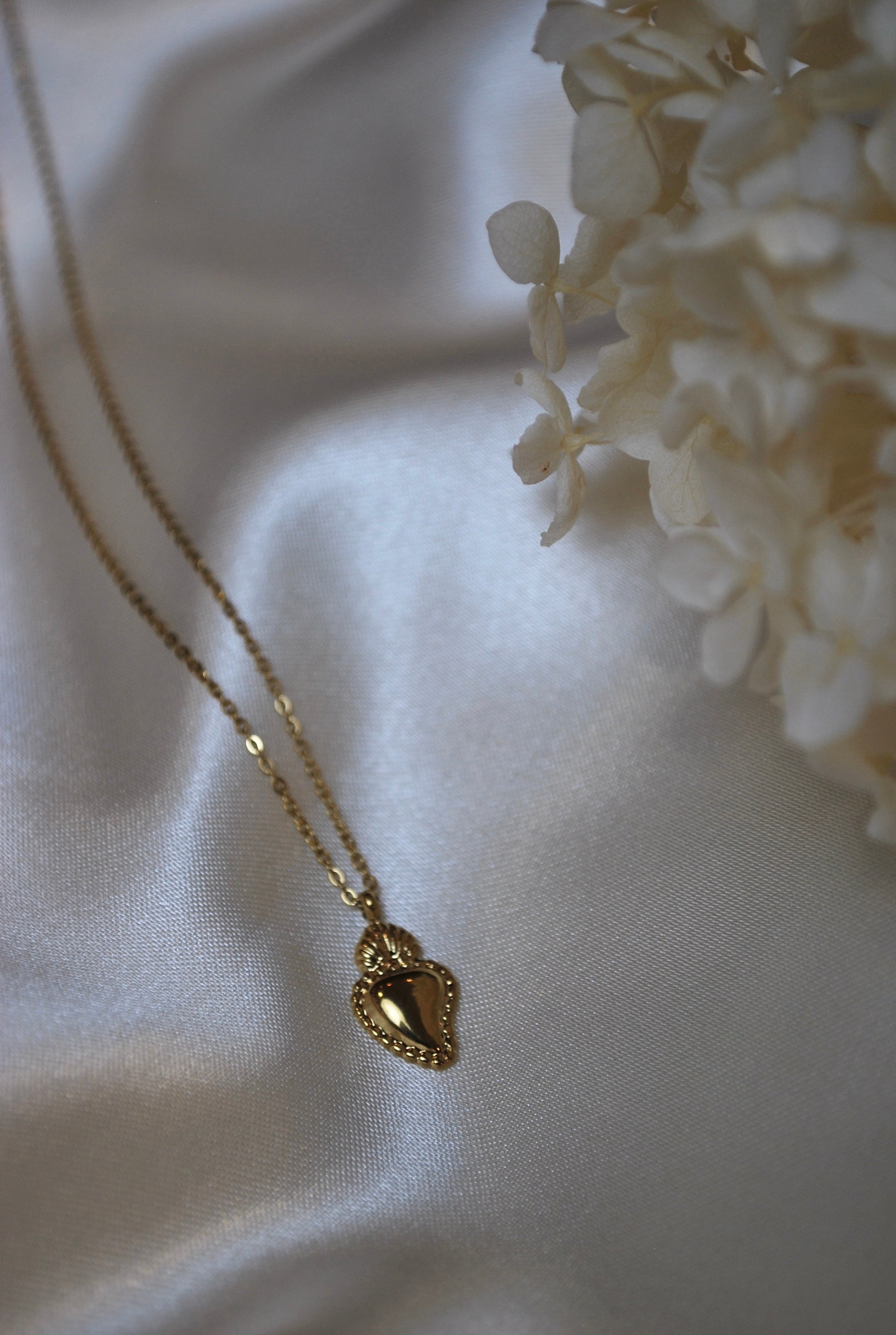 Collier - Jade - Doré