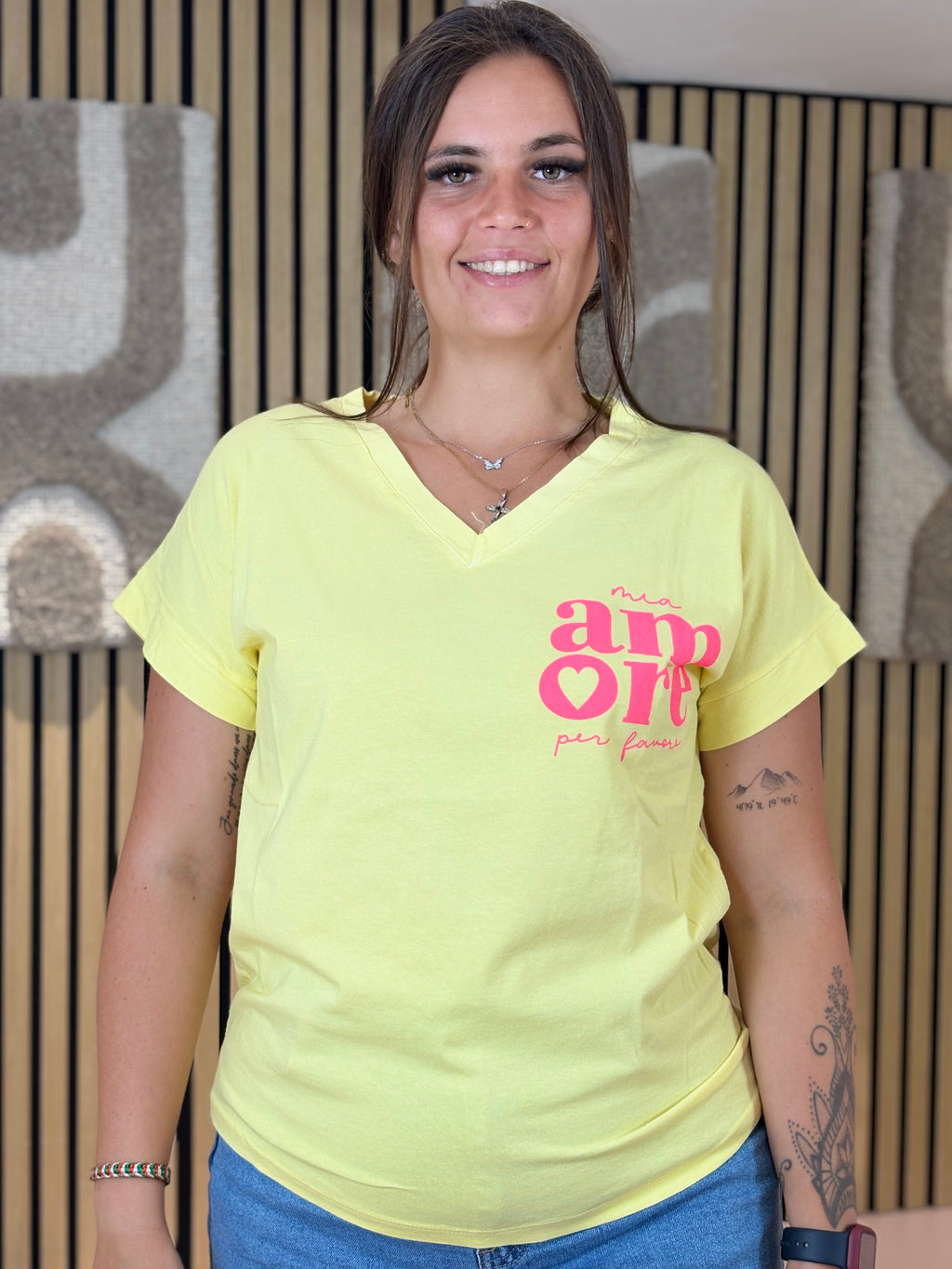 T-shirt - Constance - Jaune