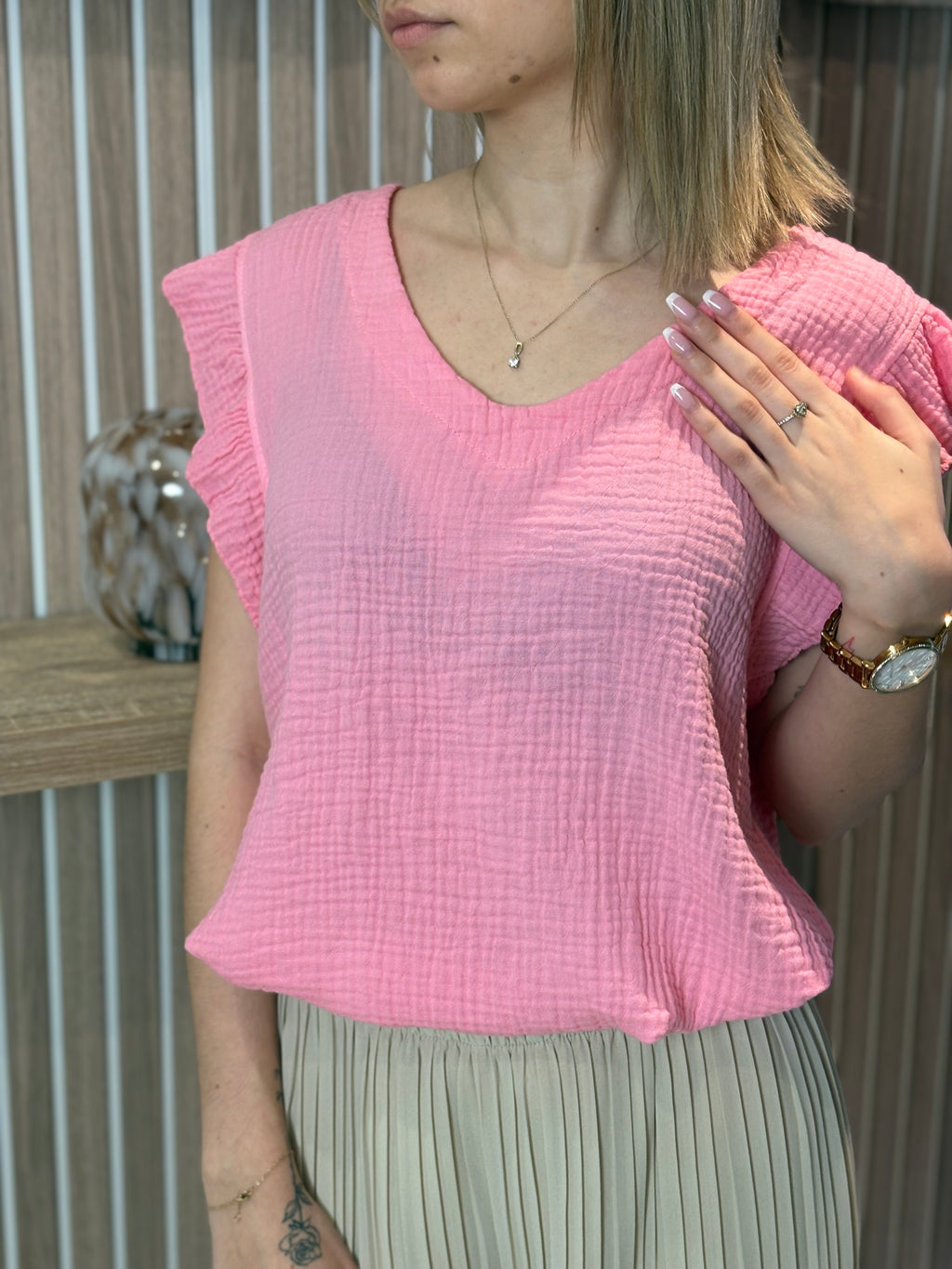 Blouse - Alba - Blush