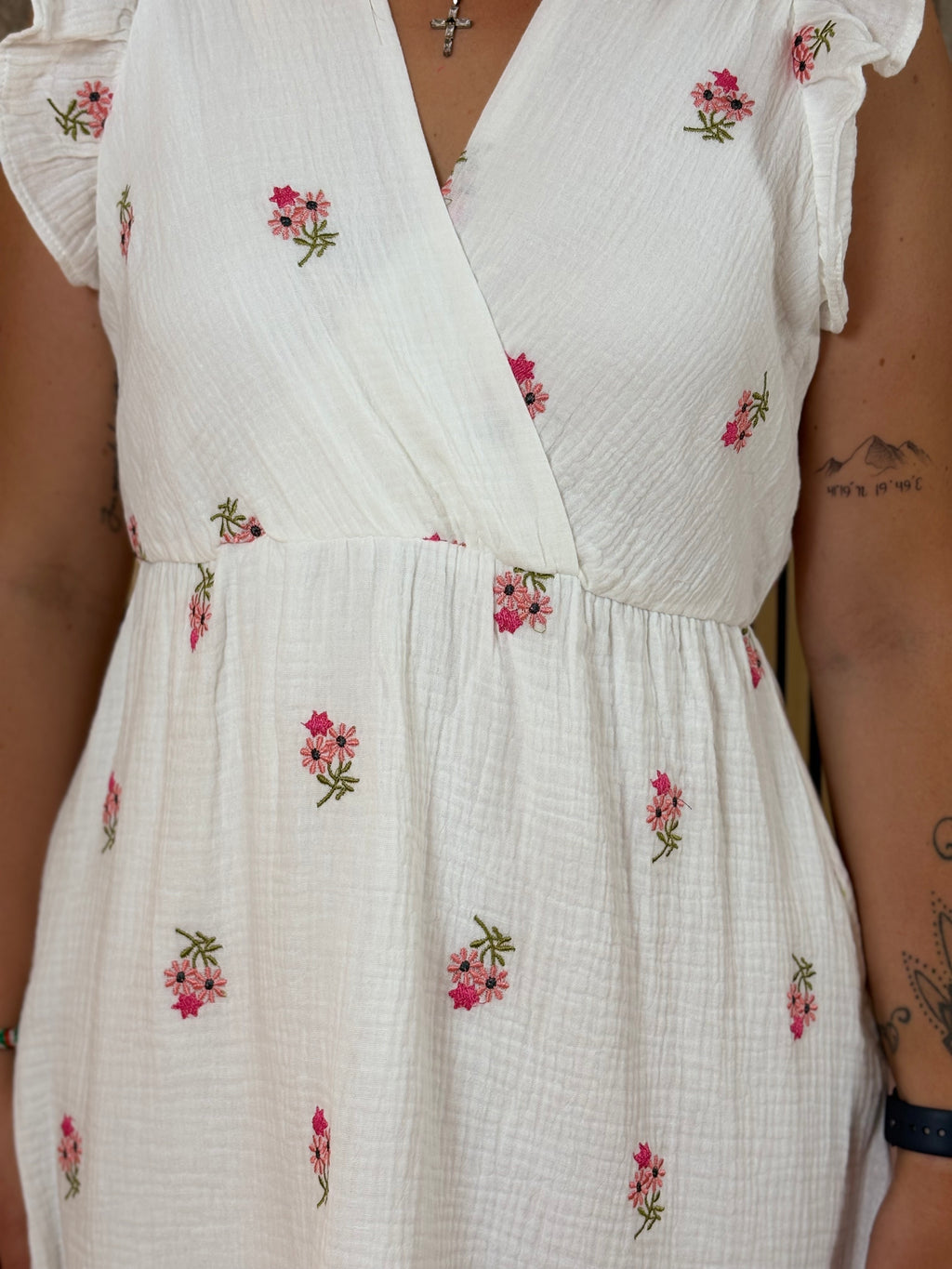 Robe Courte - Garance - Blanc