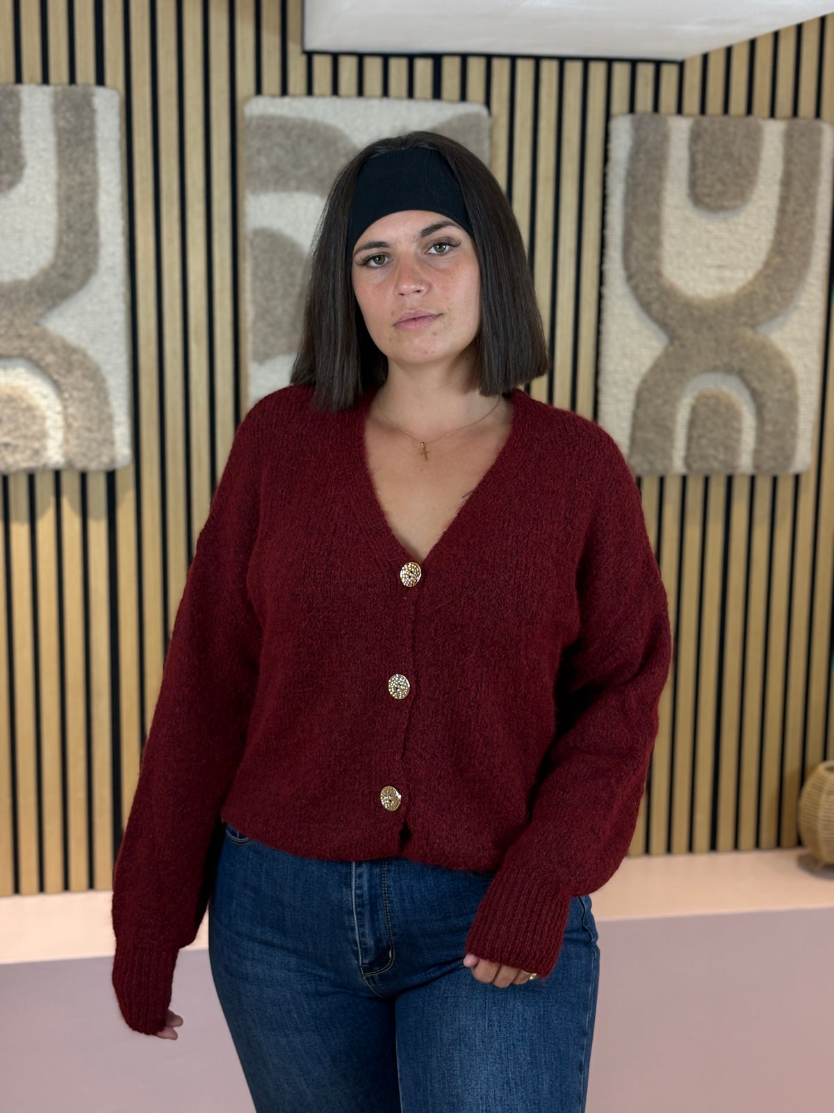 Gilet - Elise - Bordeaux