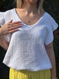 Blouse - Alba - Blanc