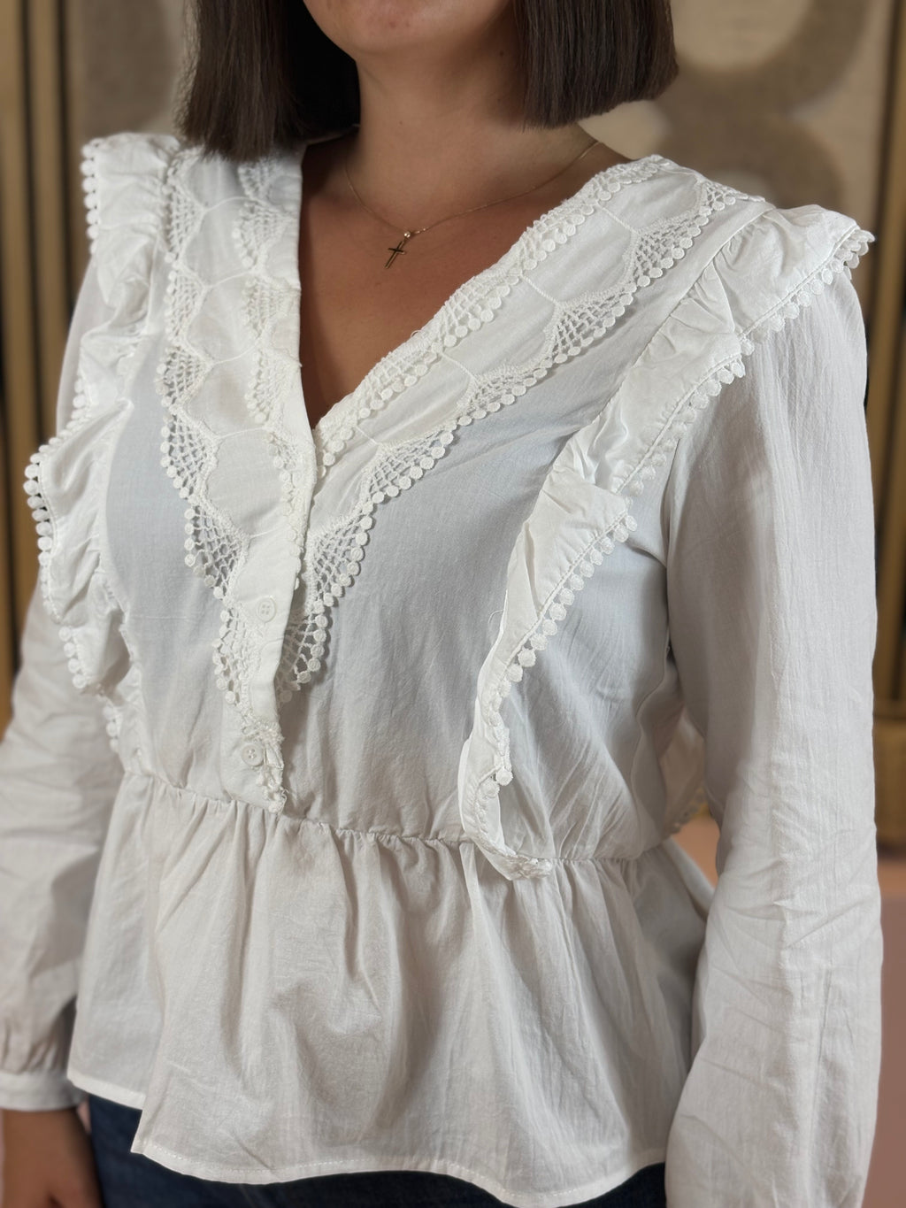Blouse - Charlie - Blanc