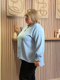 Blouse - Livia - Hemelsblauw (plus size)