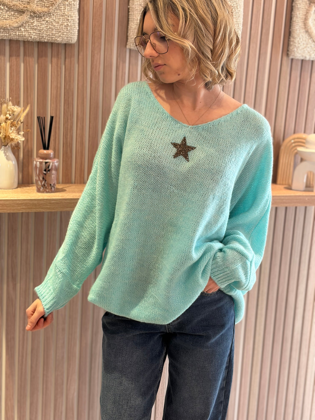 Pull - Holly - Turquoise