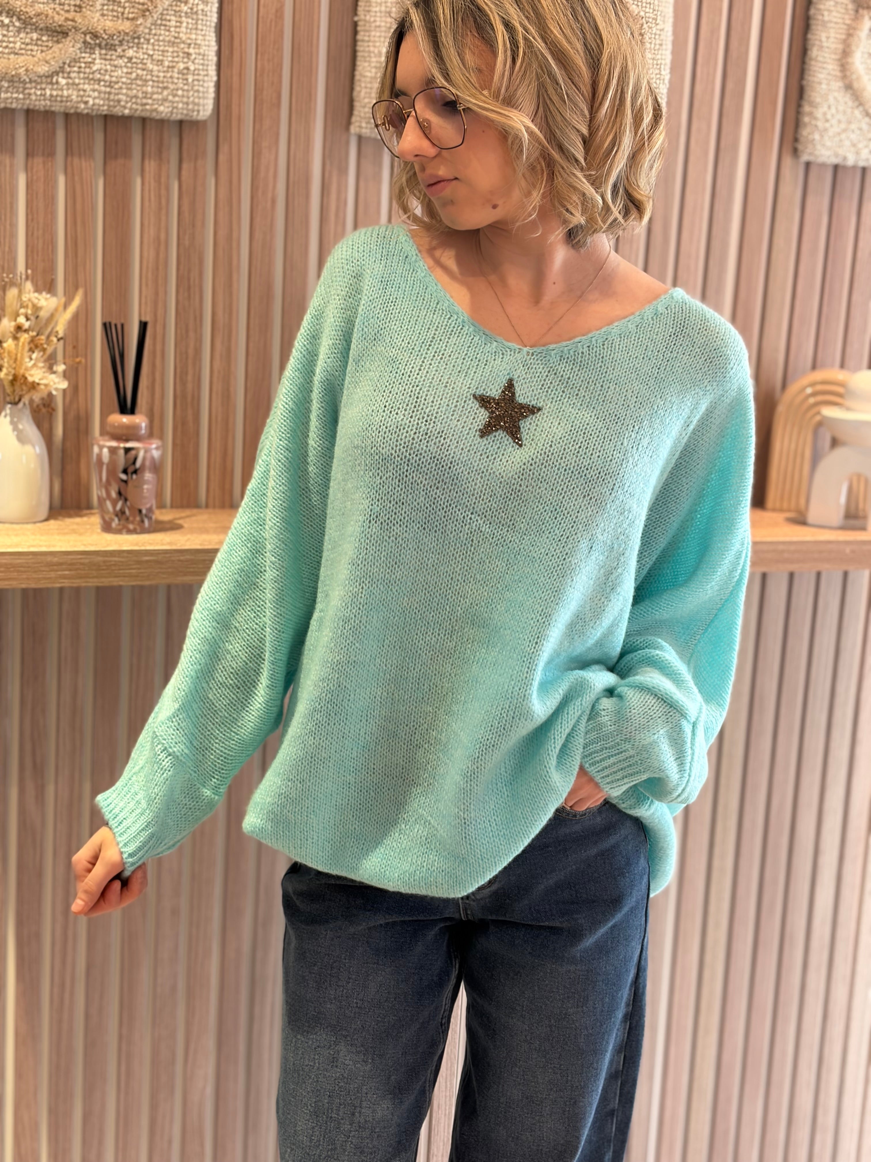 Pull - Holly - Turquoise