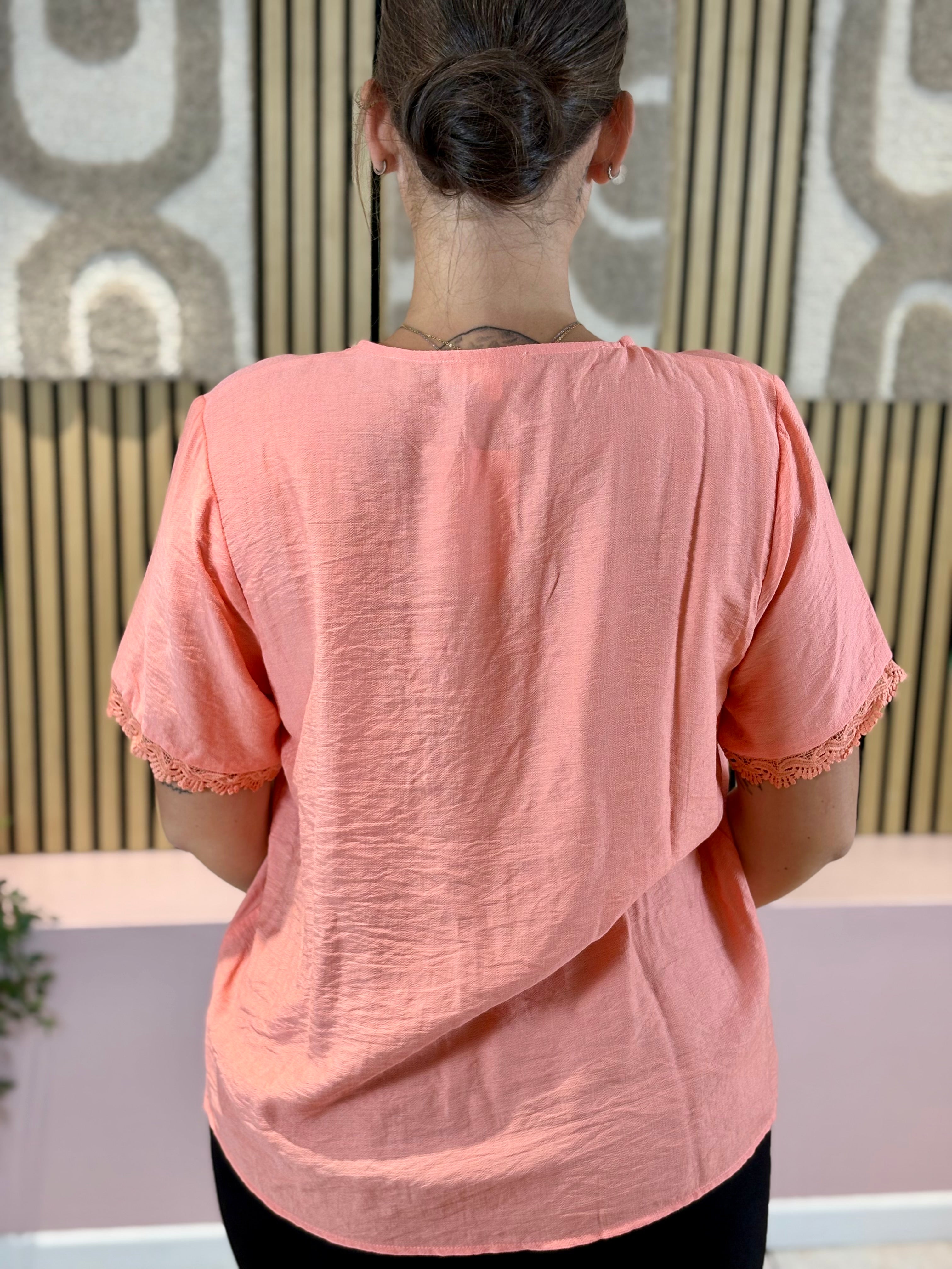 Blouse - Sofia - Corail