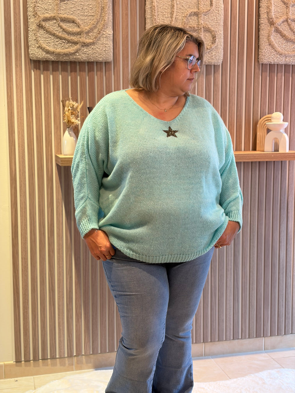 Pull - Holly - Turquoise