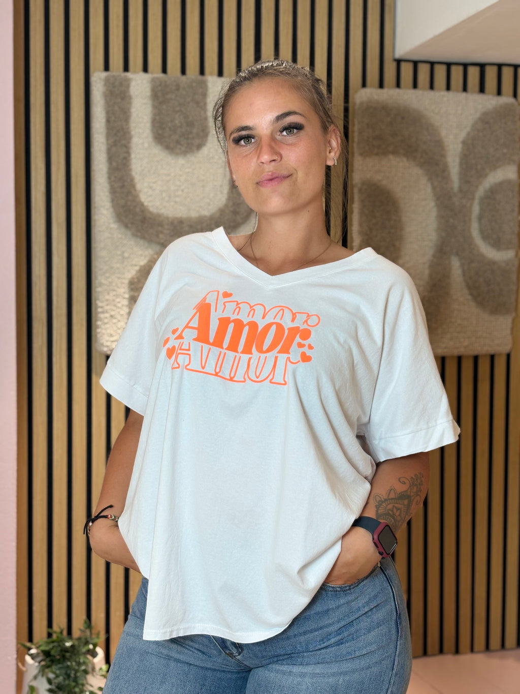 T-shirt - Maureen - Orange
