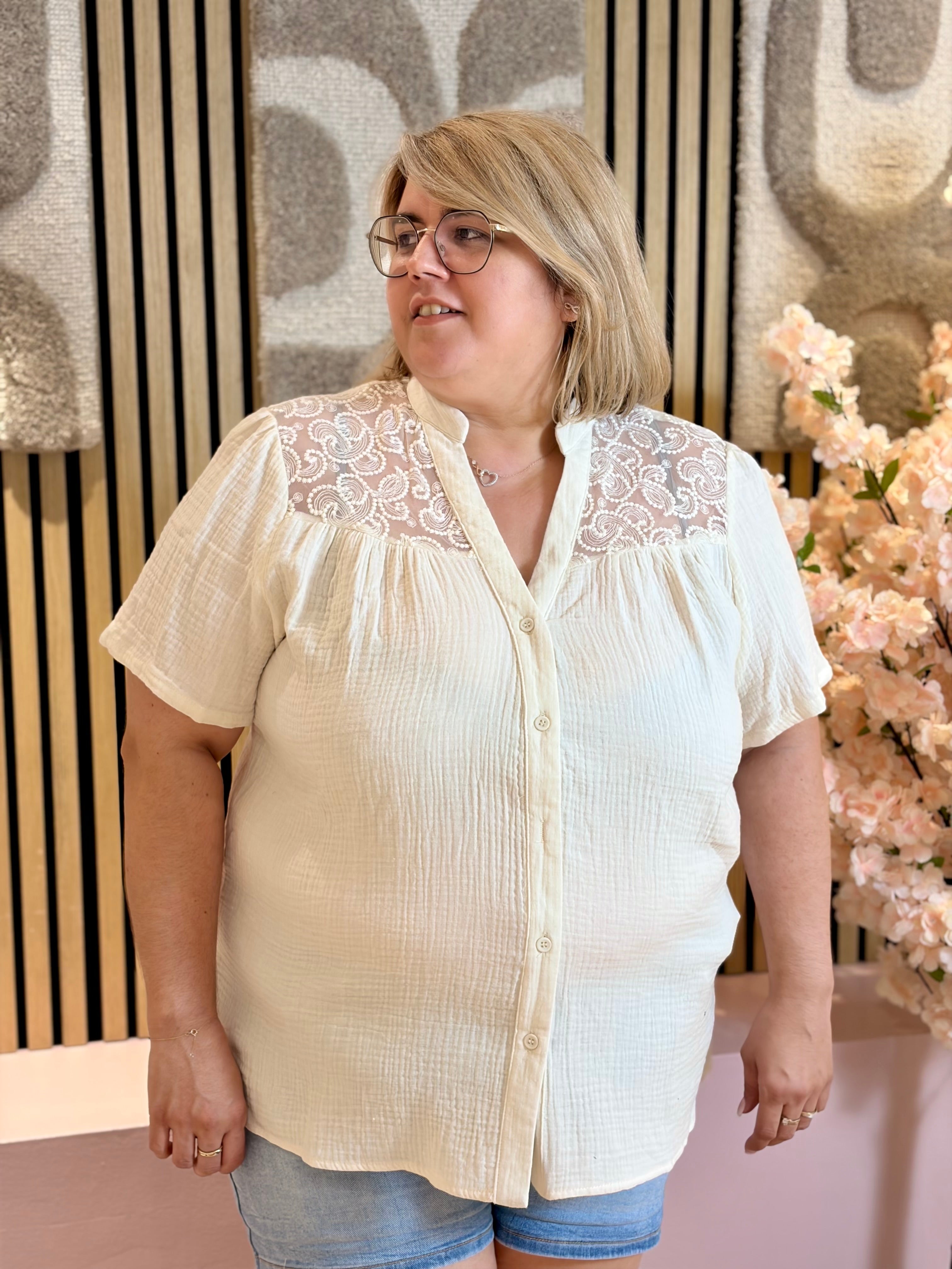 Blouse - Tina - Beige