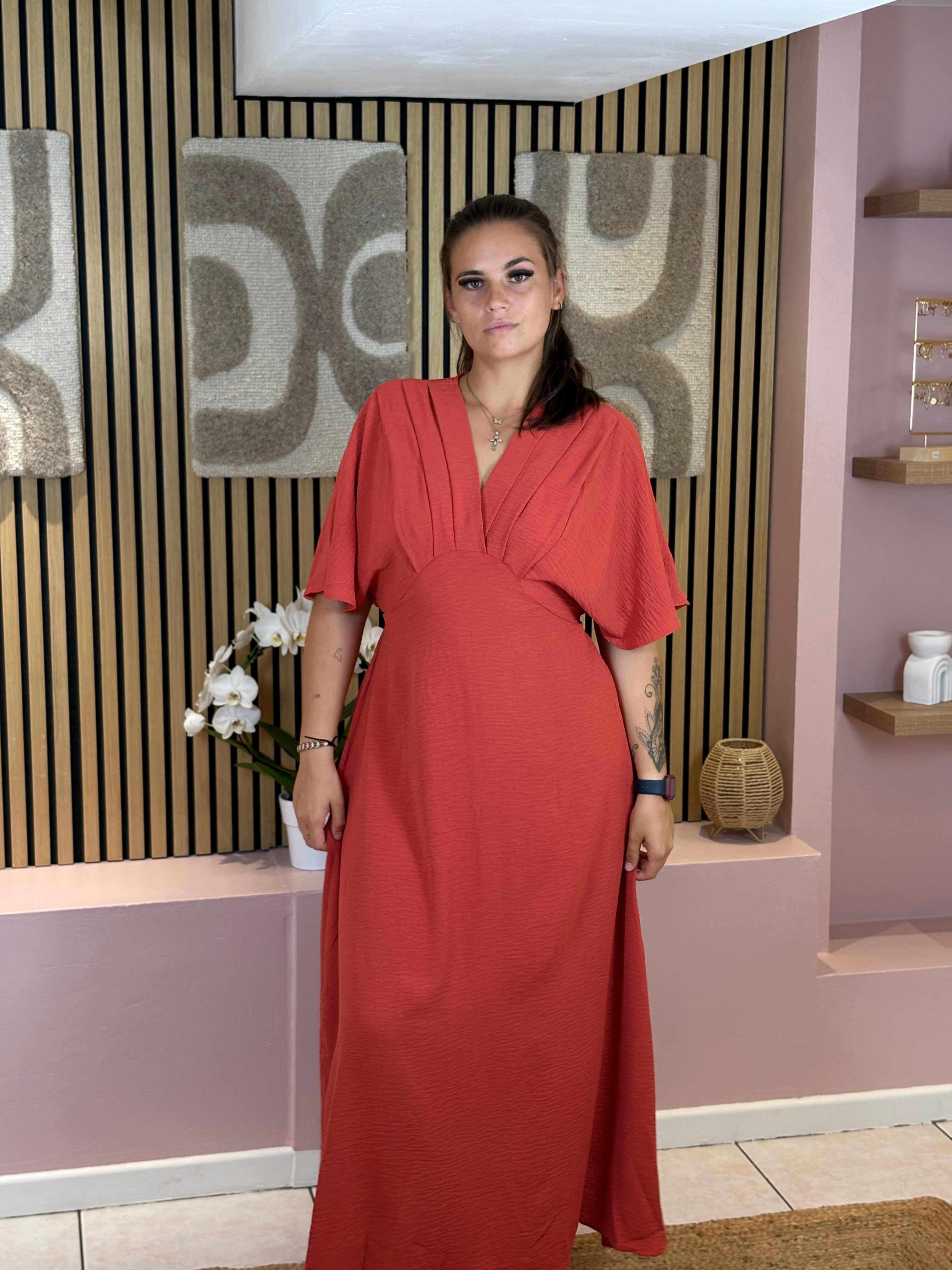 Robe Longue - Esmeralda - Rouille