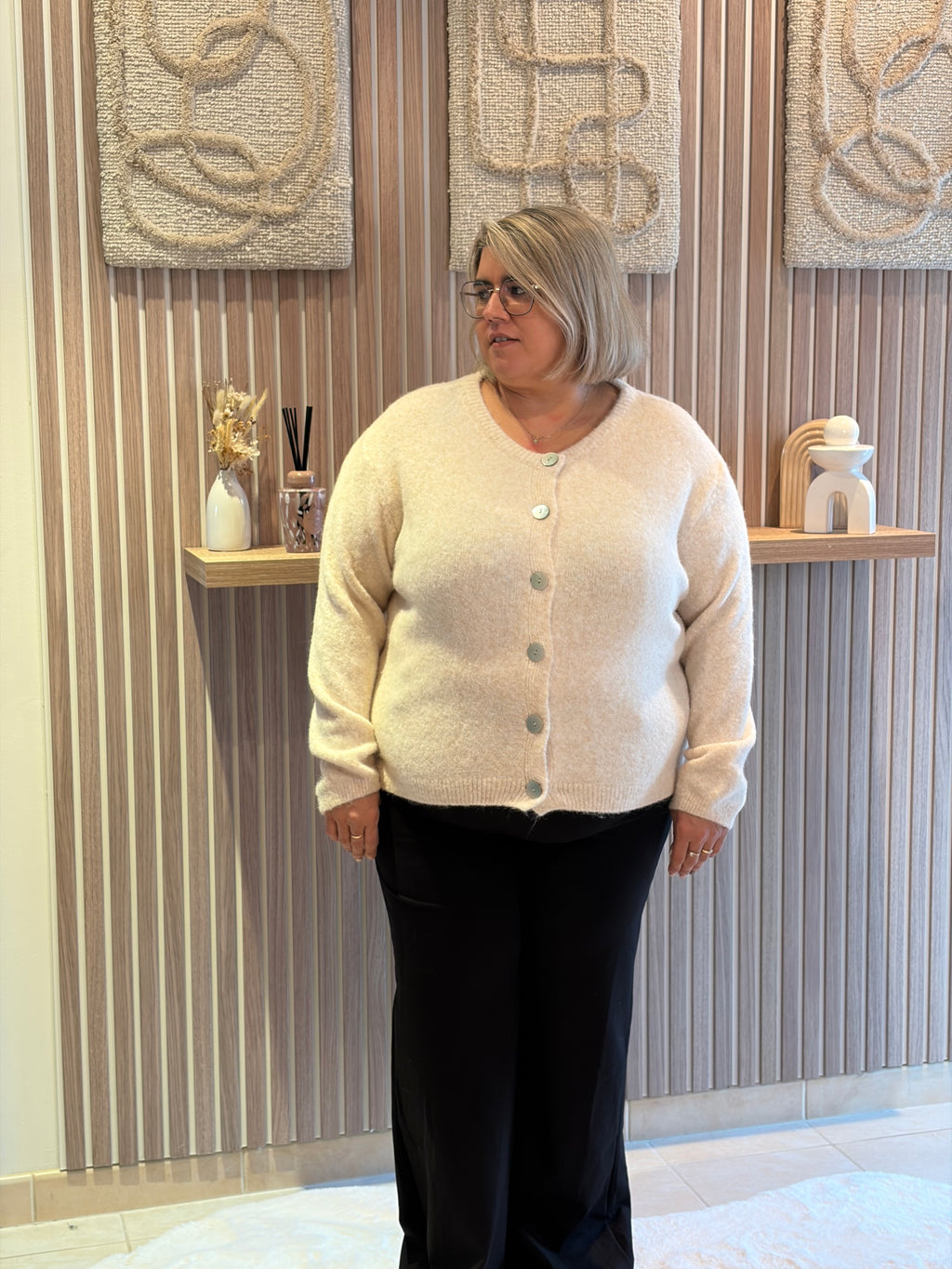 Gilet - Helena - Écru