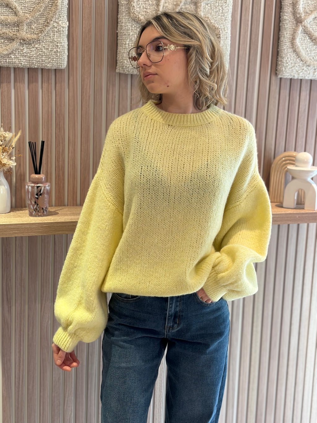 Pull - Anouck - Jaune