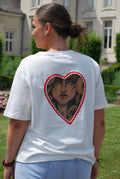 T-shirt - Coeur - Blanc