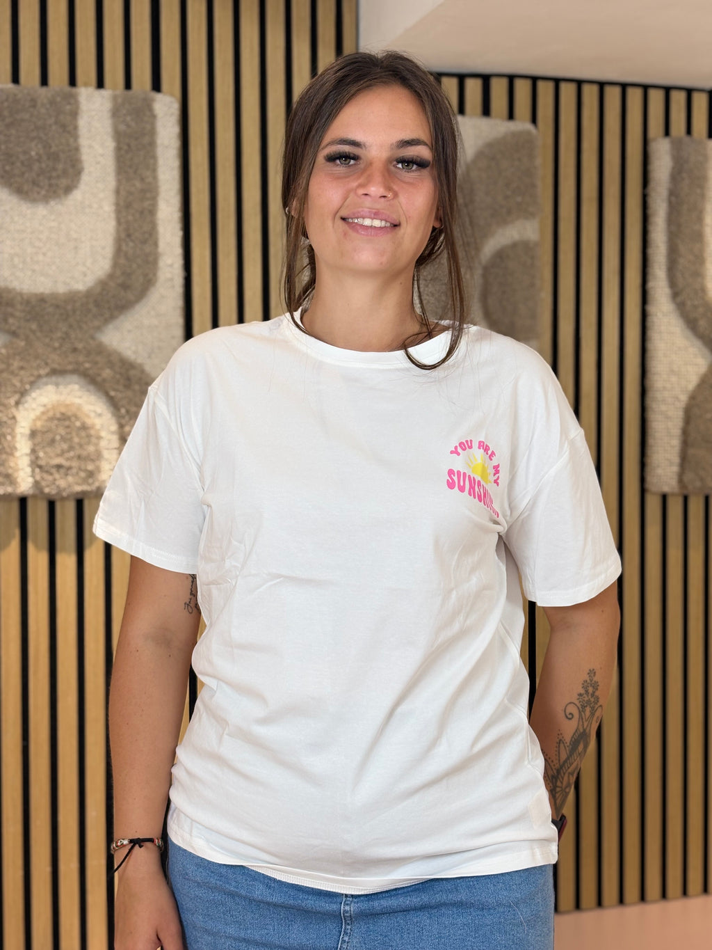 T-shirt - Sunshine - Blanc