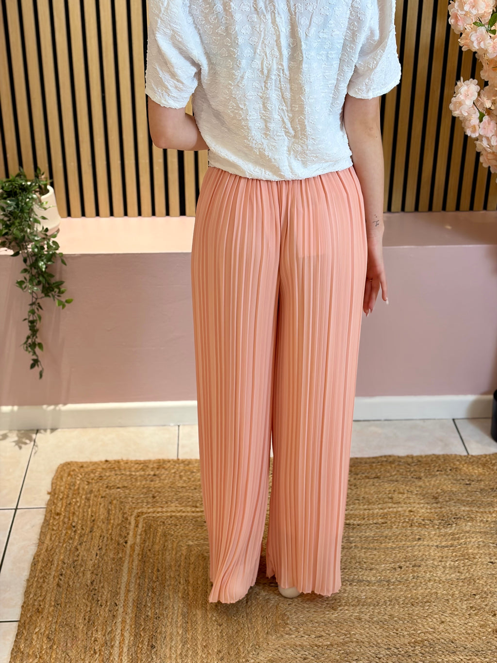 Palazzo Plissé - Alma - Blush