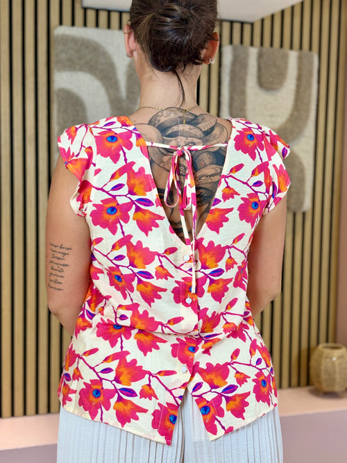Blouse - Ines - Fuchsia