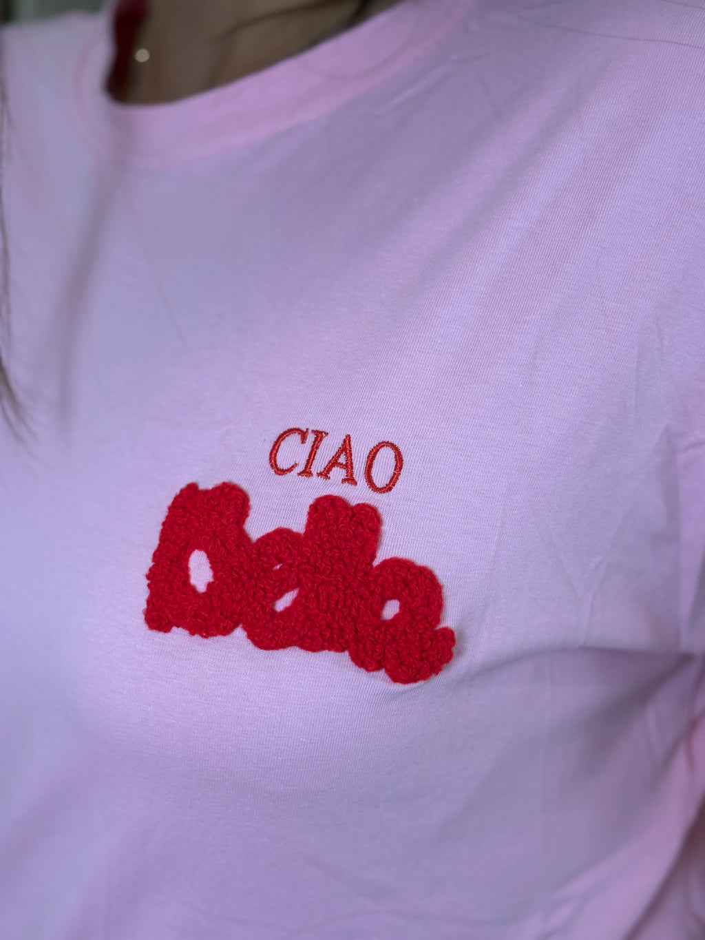T-shirt - Ciao Bella - Rose