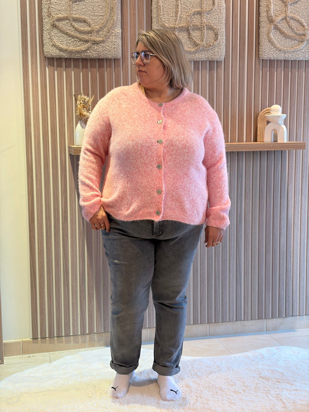 Gilet - Helena - Rose