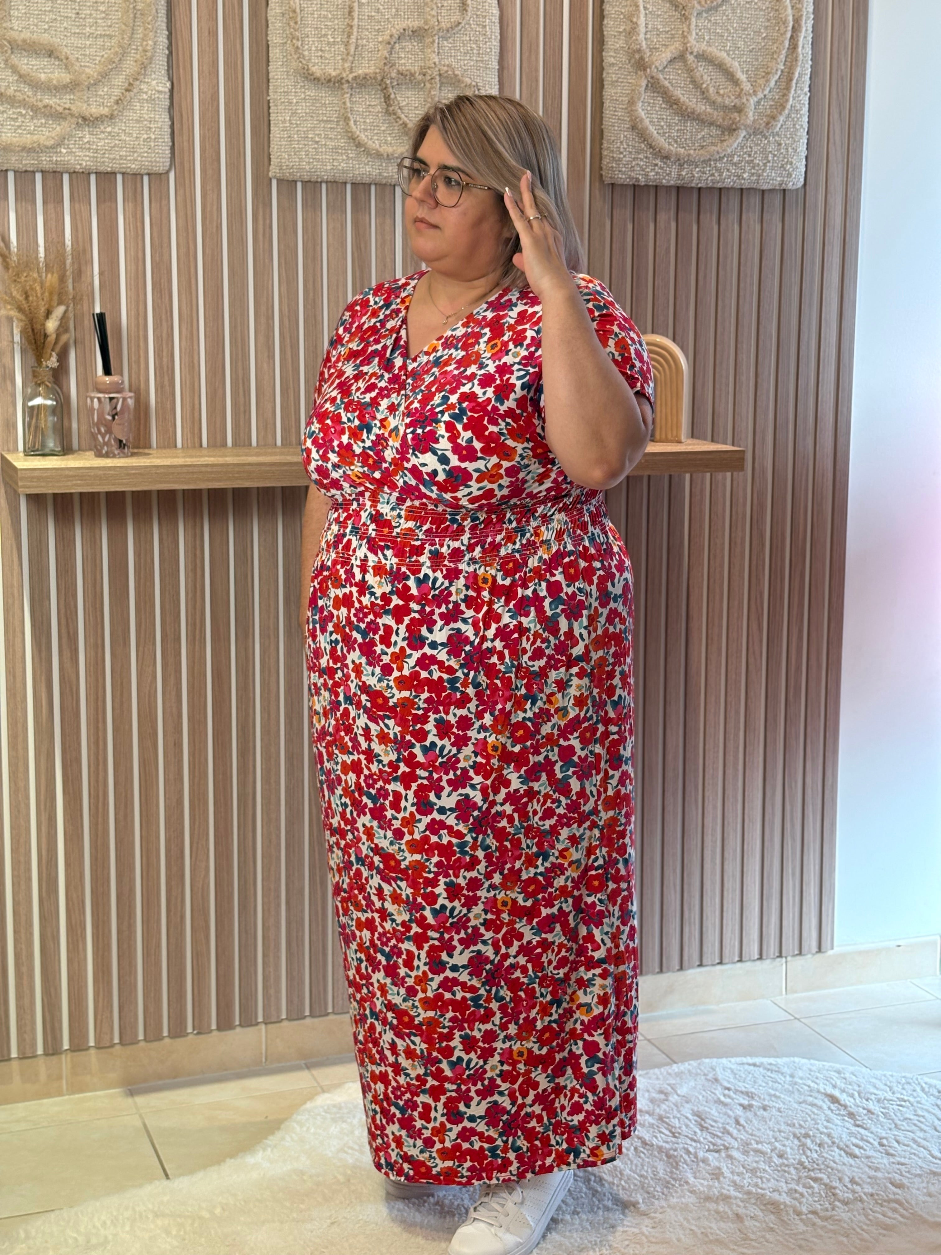 Robe longue - Camille - Rouge