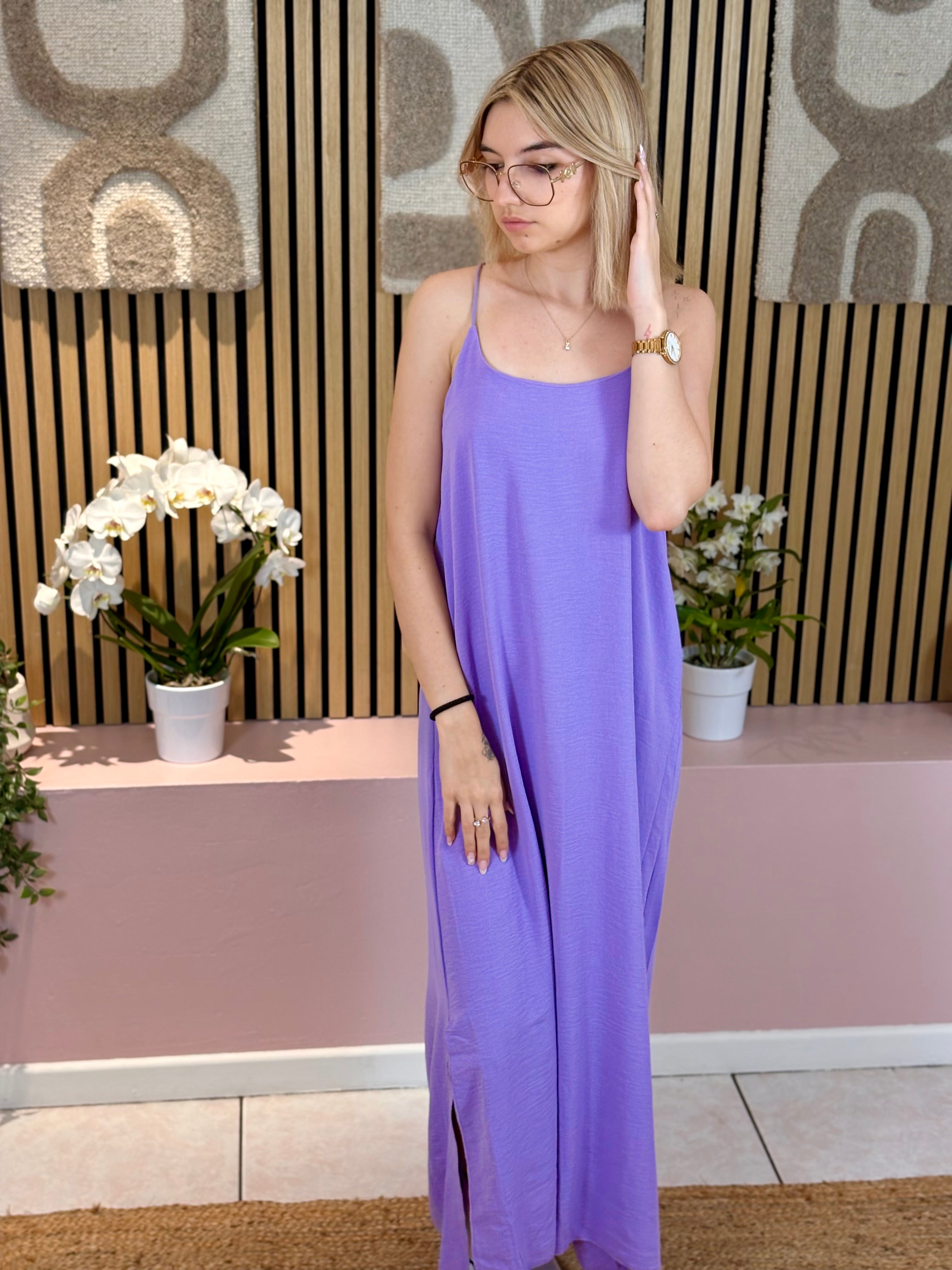 Robe Longue - Lana - Lila