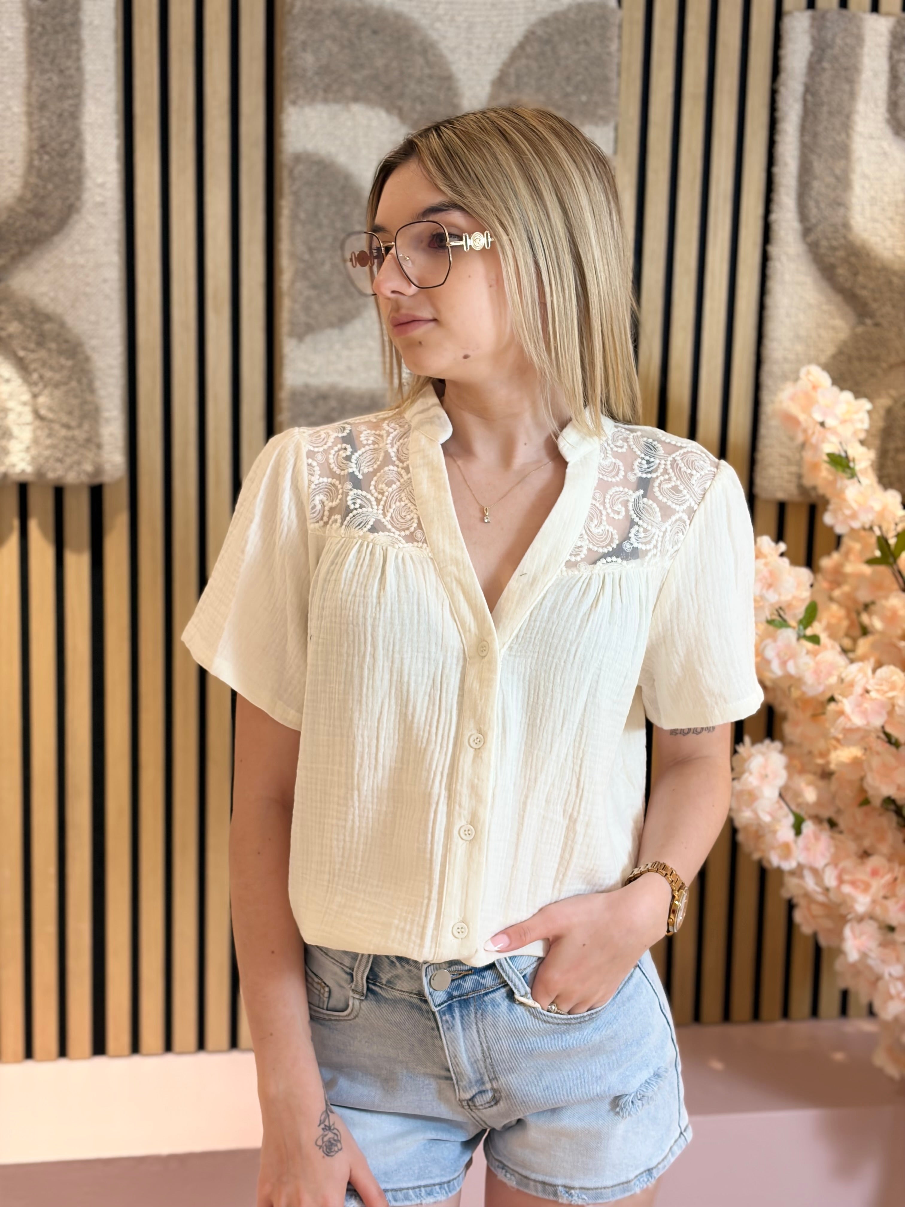 Blouse - Tina - Beige